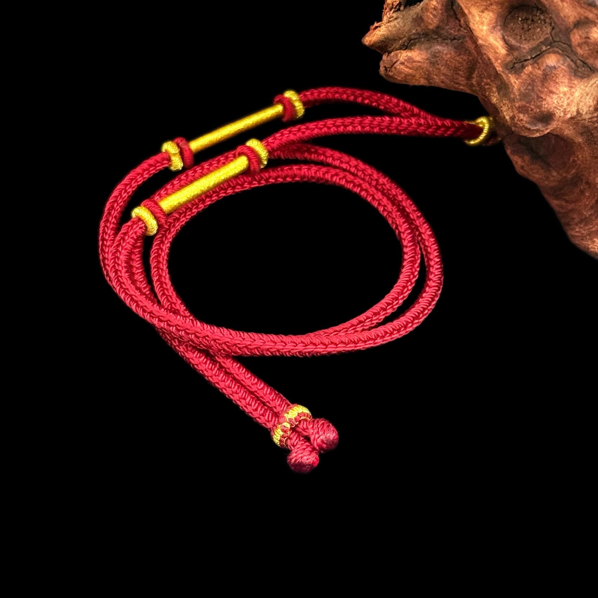 Handcrafted Adjustable Soaring Necklace with Tibetan Silver Yellow Wealth Deity Buddha Head Pendant – A Spiritual Gift of Tibetan Buddhism