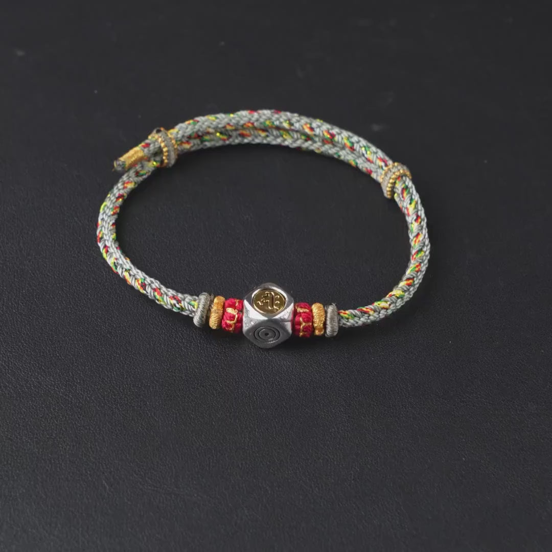 Personal Guardian Buddha Bracelet, Zodiac Birth Year Red String Amulet, Tibetan Buddhist Protection Talisman